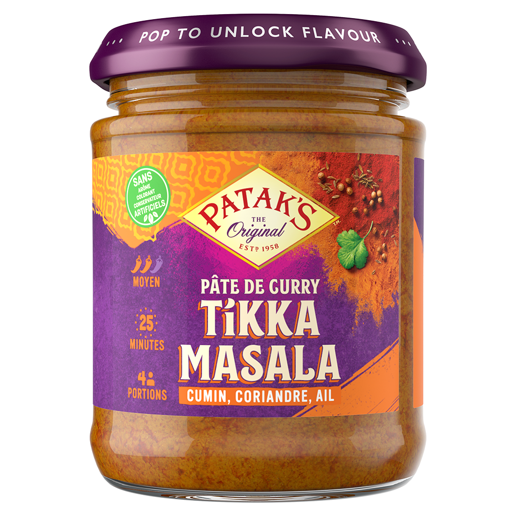 PÂTE DE CURRY TIKKA MASALA