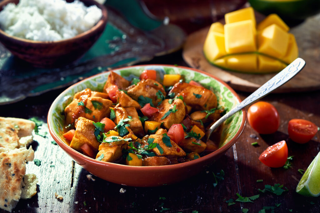 Poulet épicé au Chutney de Mangue