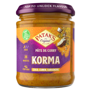 Pâte de curry Korma